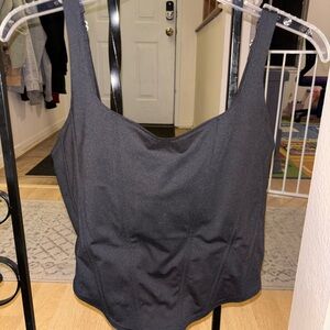 ReoRia Black Zip-Up Top